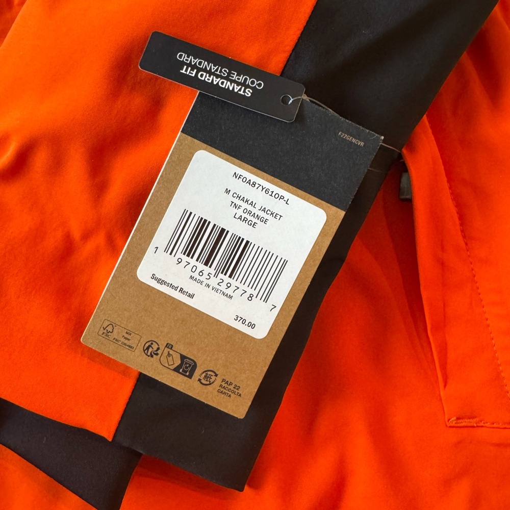 The North Face Orange and Black Jacket - Picture 4 of 5